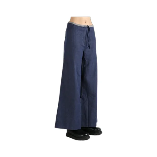 Arthur Drawstring Wide-Leg Trousers
