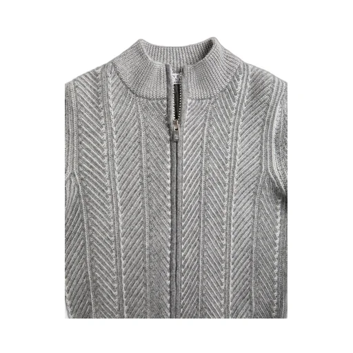 Vanisé Zip-Up Cardigan