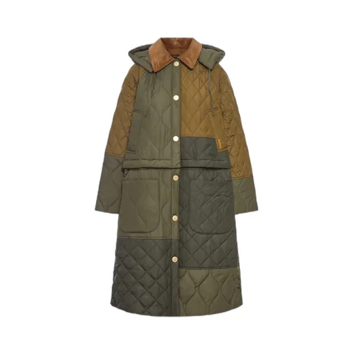 Cookston Quilted Single-Breasted Coat