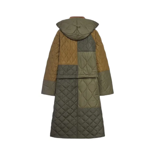 Cookston Quilted Single-Breasted Coat