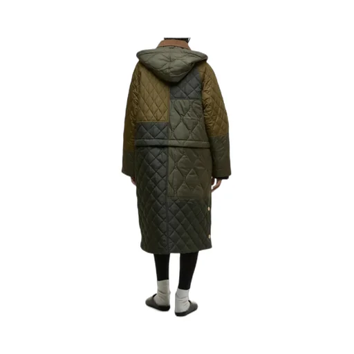 Cookston Quilted Single-Breasted Coat