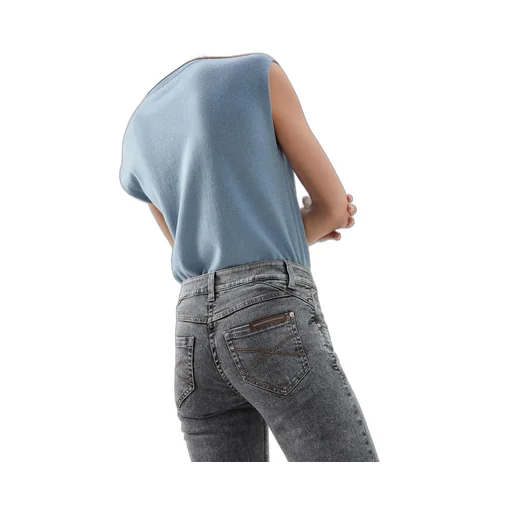 Five-Pocket Zipper Jeans