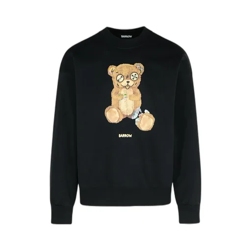 Teddy-Printed Crewneck Sweatshirt