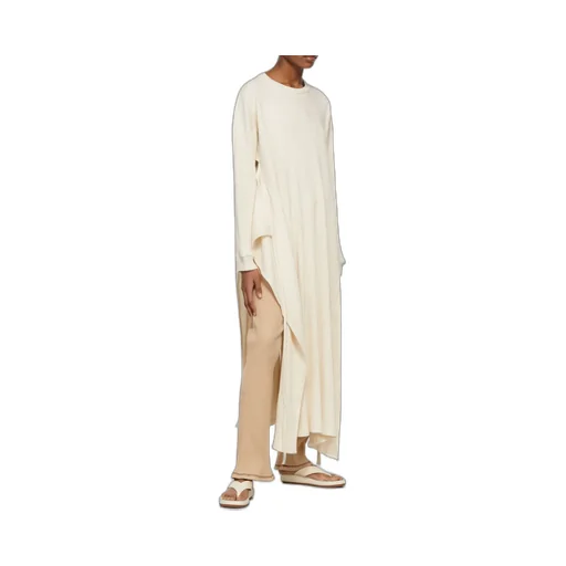 Long Sleeved Ribbed Midi Dress