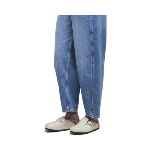 Boston Big Buckle Leather Clogs