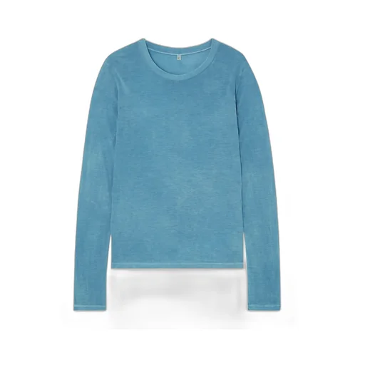 Round Neck Long-Sleeved T-Shirt