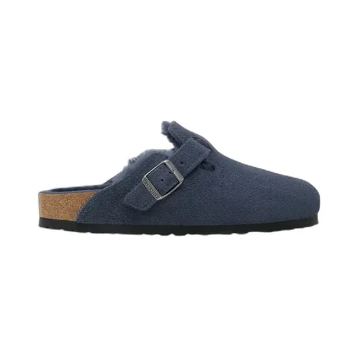 Boston Shearling Suede Clogs