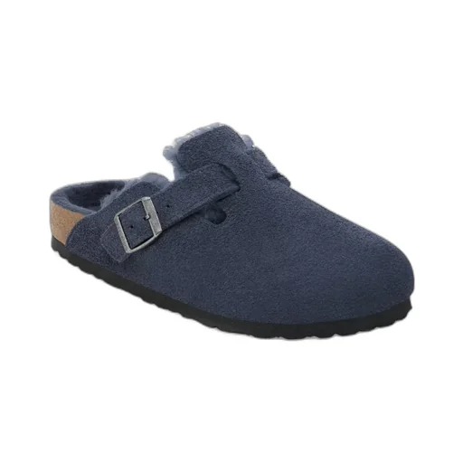 Boston Shearling Suede Clogs