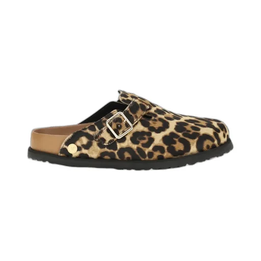 Leopard Print Clogs