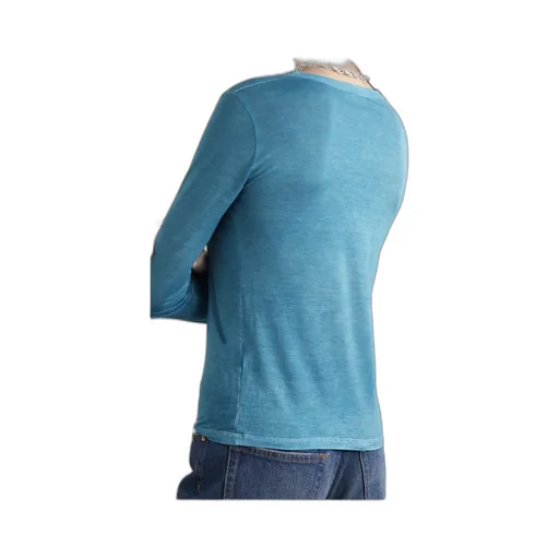 Round Neck Long-Sleeved T-Shirt