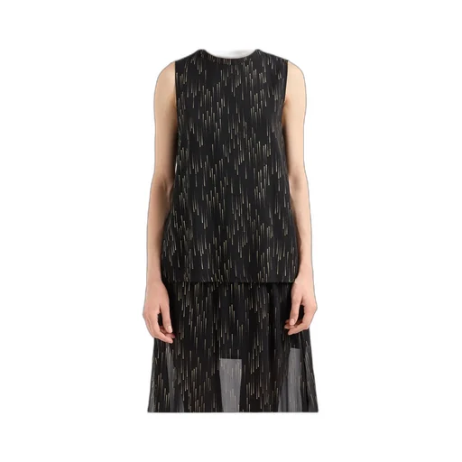 Metallic-Threading Top