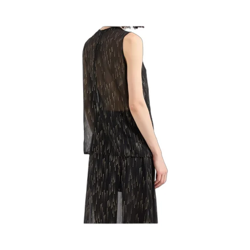 Metallic-Threading Top