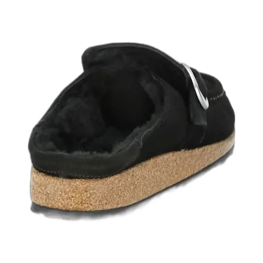Buckle Detailed Slip-On Sandals