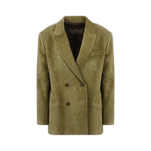 Oversized Double-Breasted Jacket