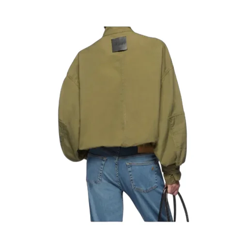 Logo Patch Bomber Jacket