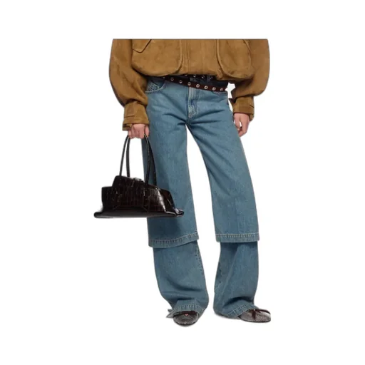 Logo-Patch Straight-Leg Jeans