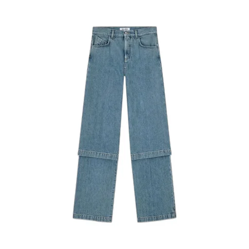 Logo-Patch Straight-Leg Jeans