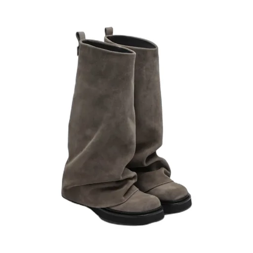Robin Suede Combat Boots