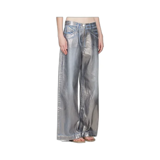 Coated Non-Stretch Jeans