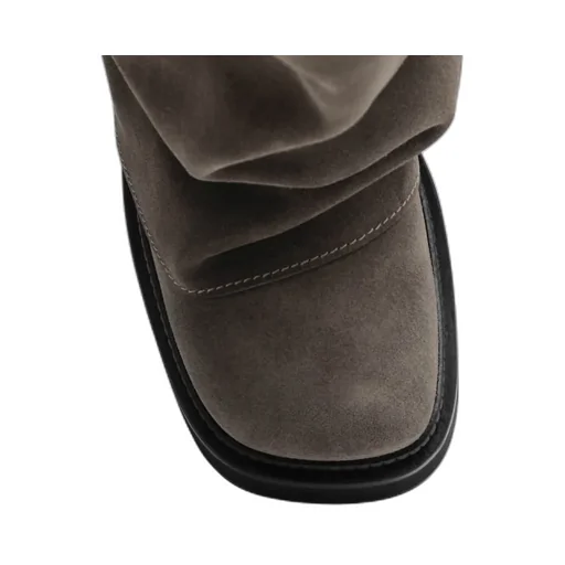 Robin Suede Combat Boots