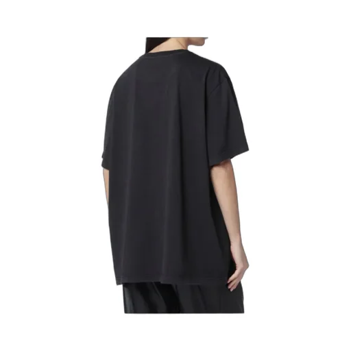 Washed T-Shirt With Shaped Hem