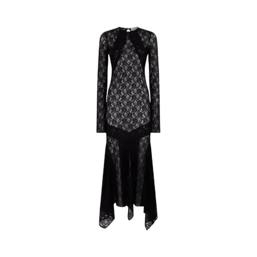 Open Back Midi Lace Dress