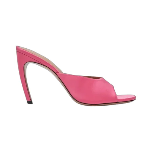 Round-Toe High-Heeled Sandals