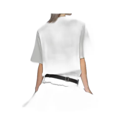 Logo Embroidered Oversized T-Shirt