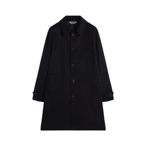 Button-Fastening Coat
