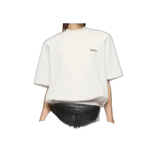 Logo Embroidered Oversized T-Shirt
