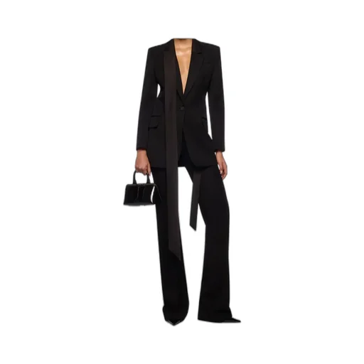 Strap-Detailed Trousers