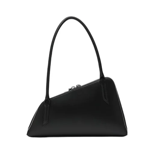 Double Zipper Shoulder Bag