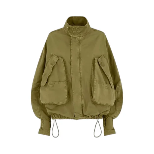 Logo Patch Bomber Jacket