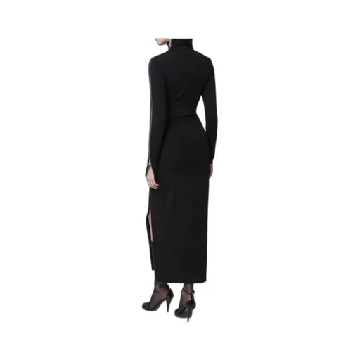 Turtleneck Dress With Zip Detail