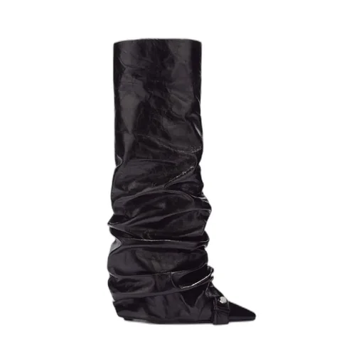 Pleated Boots