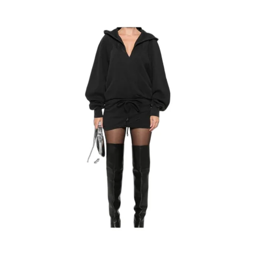 Drawstring Mini Dress