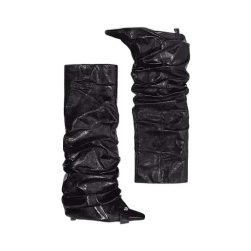 Pleated Boots
