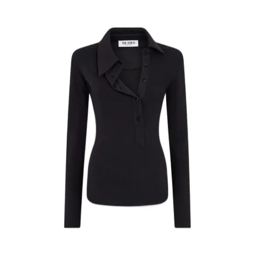 Long-Sleeved Ribbed Top