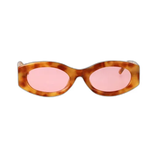 The Attico X Linda Farrow Oval Frame Sunglasses