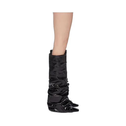 Pleated Boots