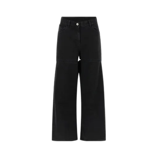 Belt Loop Denim Trousers