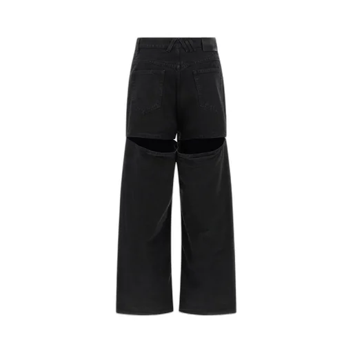 Belt Loop Denim Trousers