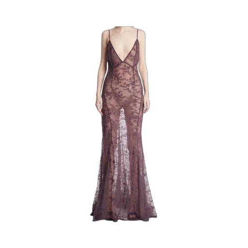 Plum Long Dress