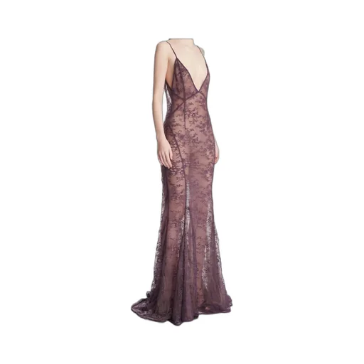 Plum Long Dress