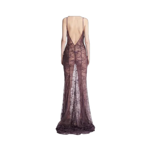 Plum Long Dress