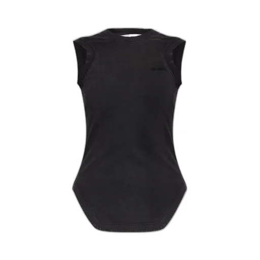 Logo Embroidered Top