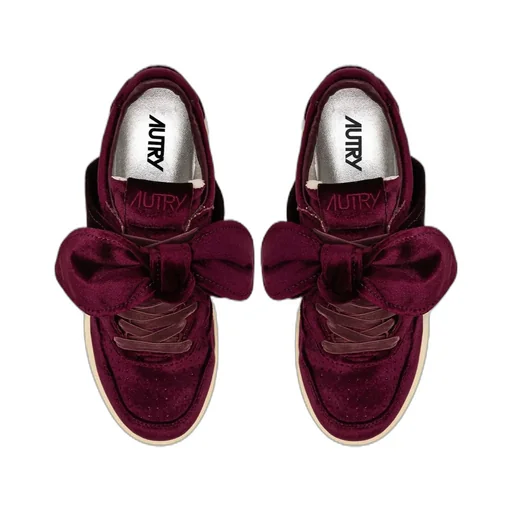 Velvet Bow Sneakers