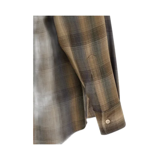 Check Pattern Wool Shirt