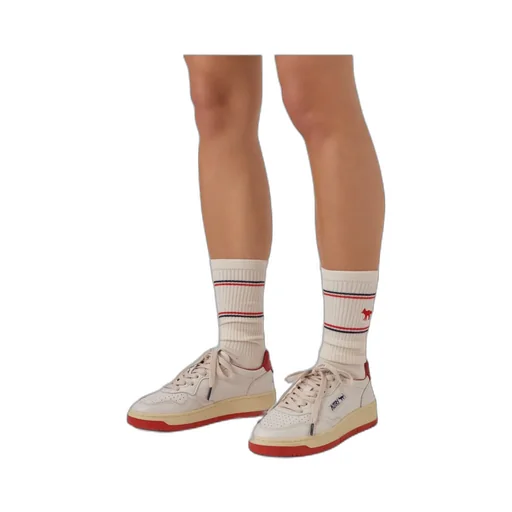 X Maison Kitsune Lace-Up Sneakers