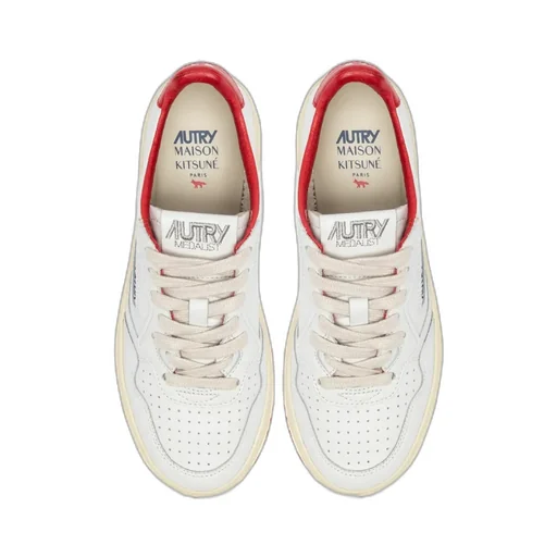 X Maison Kitsune Lace-Up Sneakers